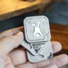 Angry Rabbit TWCS Triple-Layer Metal EDC Fidget Slider Magnetic Push-Pull Sensory Toy Stress Relief ADHD Anxiety Office Desktop