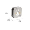 Angry Rabbit TWCS Triple-Layer Metal EDC Fidget Slider Magnetic Push-Pull Sensory Toy Stress Relief ADHD Anxiety Office Desktop