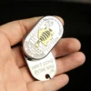Creative Big Fat Cat EDC Fidget Slider Stainless Steel Mechanical Push Slider Fidget Toys ADHD Tool Adult Stress Relief Toy Gift